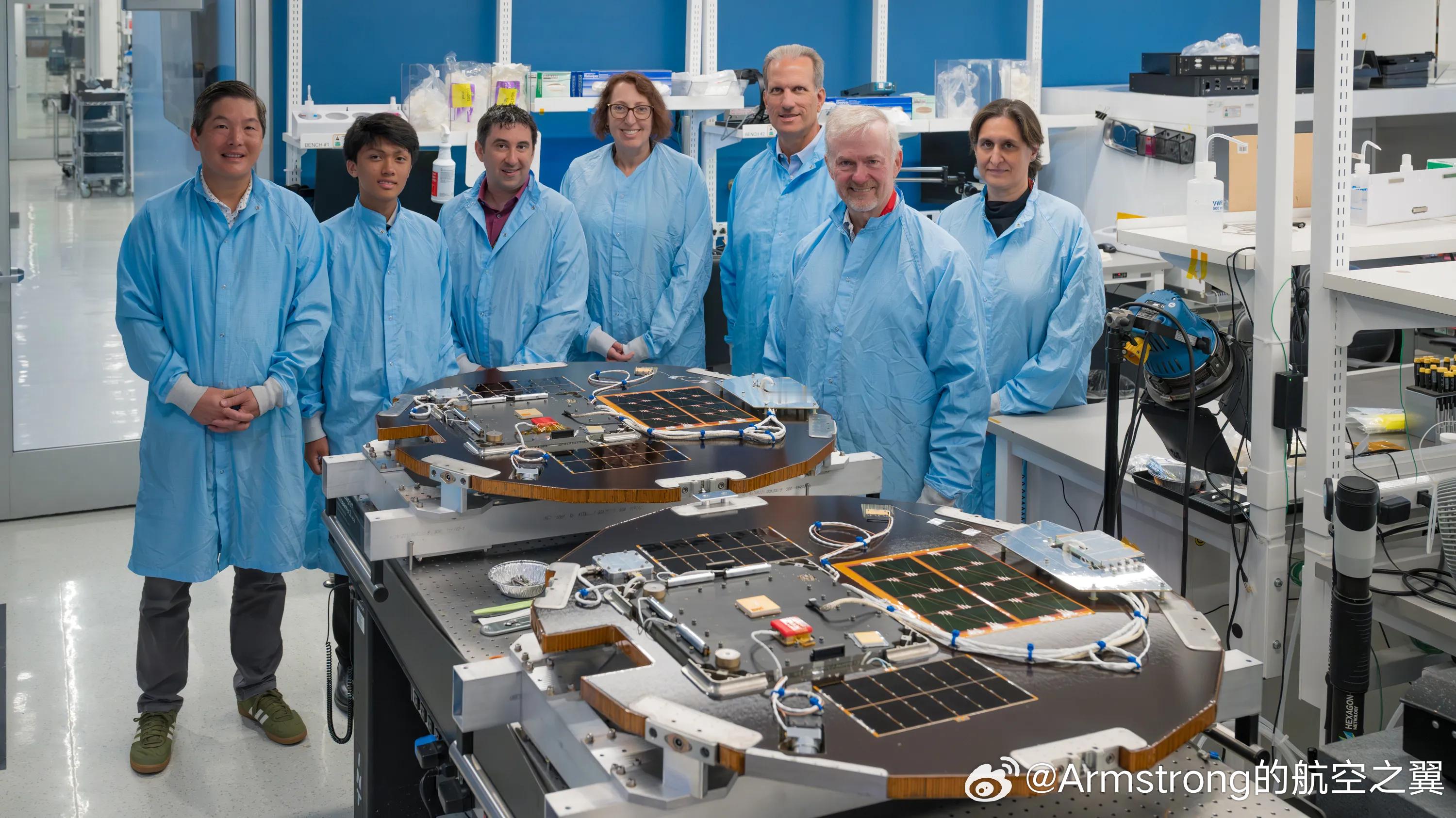 NASA最近与美国太空军合作，成功发射了名为DiskSat的新型碟形卫星，它直径