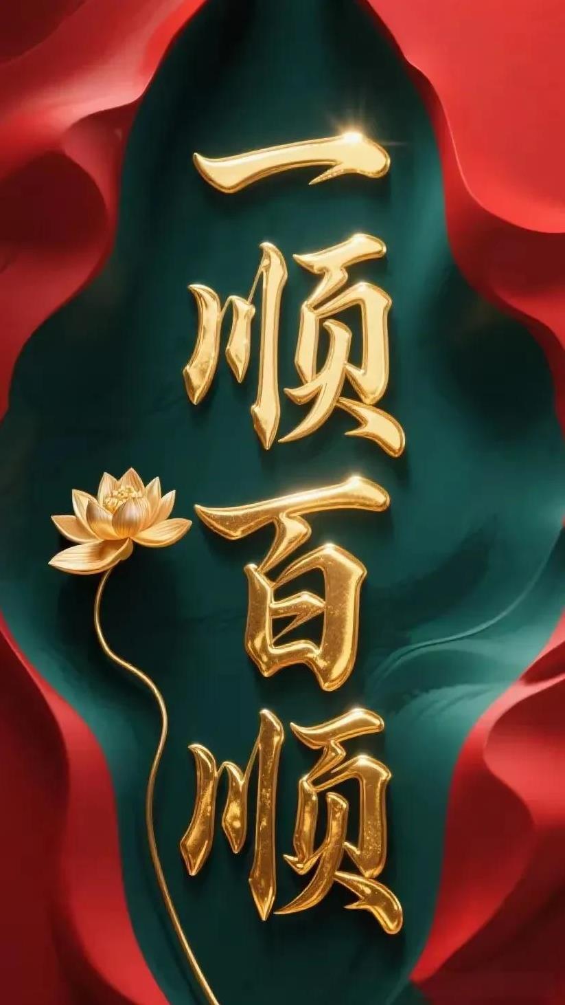 步步生莲，一顺百顺事事顺！