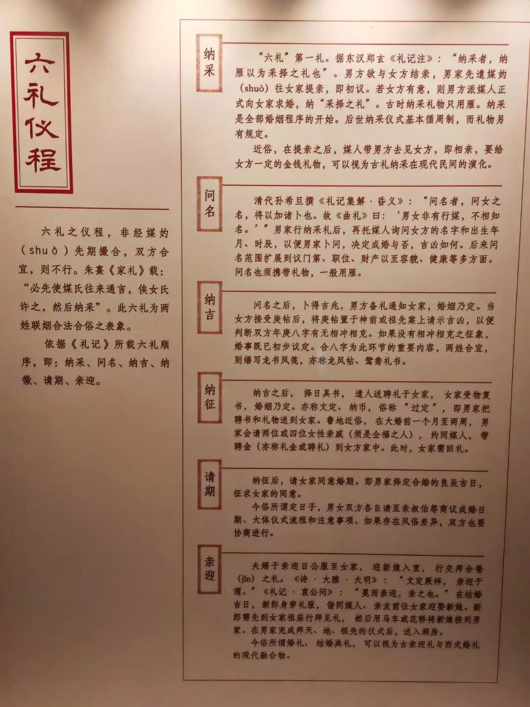 历史六礼，不懂礼无以致千里