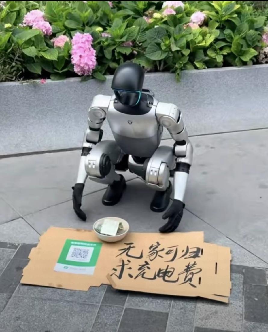给人类留条活路吧，机器人都这么卷?无主的，就敲了当卖废铁吧！立法禁止机器人