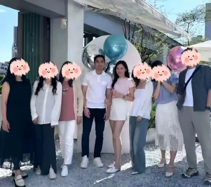 阿娇前夫与现任妻子庆祝二胎女孩，太现实了…​​​