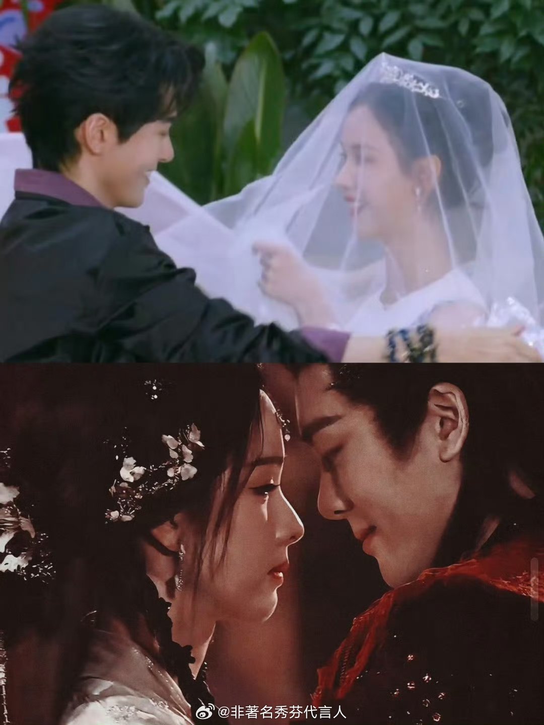 曾舜晞差点复刻经典头纱吻两位真的很是有CP感的，而且是三搭吧