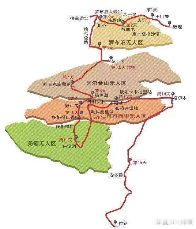 中国有四大无人区，你知道他们分别在哪儿吗？中国的四大无人区分别是。新疆若羌县的罗