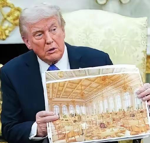 中国有的，特朗普也想有！！特朗普坐飞机刚起飞，立马发动态喊话。他说中国有大宴