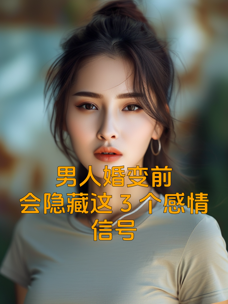 男人婚变前，会隐藏这3个感情信号