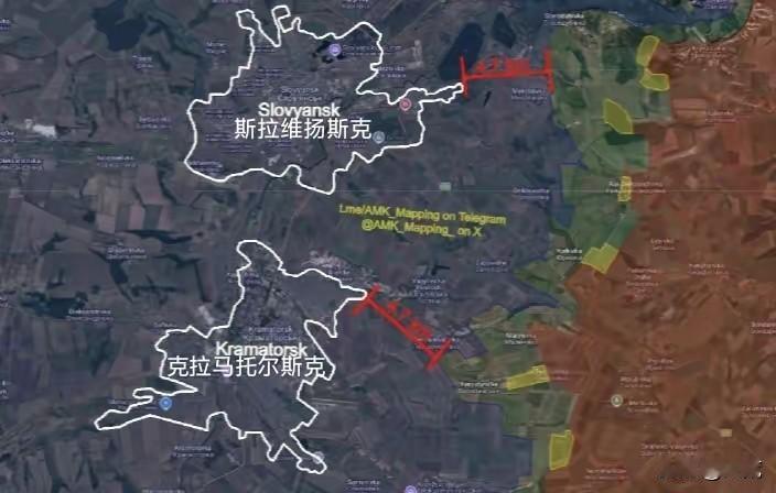 俄军南部集群的主力部队，距离顿巴斯双子城克拉马托尔斯克和斯拉维扬斯克的距离目前都