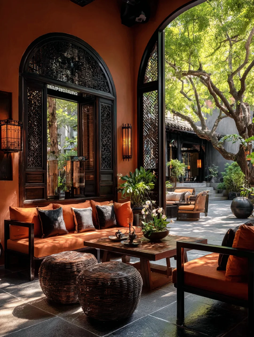 🌳中式庭院美学，每一处都充满诗意！