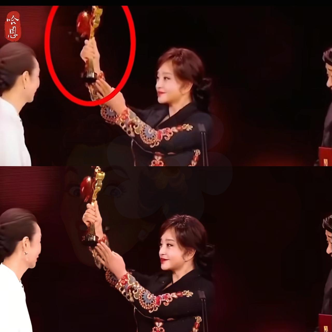 现在回过神来大家才明白为什么当年刘晓庆会对奚美娟做出奇怪的动作，同在一个圈