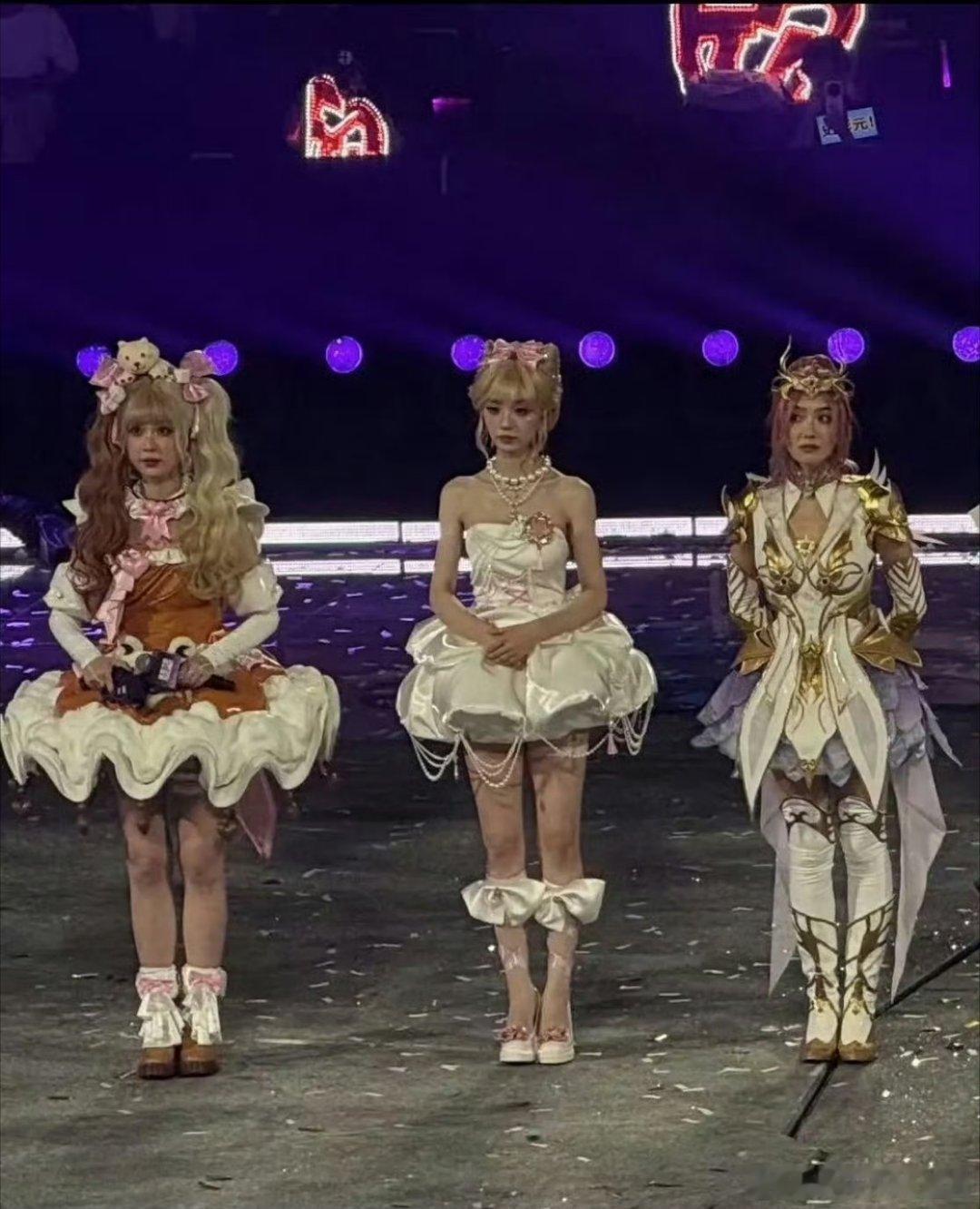 虞书欣、田曦薇、宋茜，女明星和平精英活动同框，谁是你心目中的小蛋糕🧁？​​​