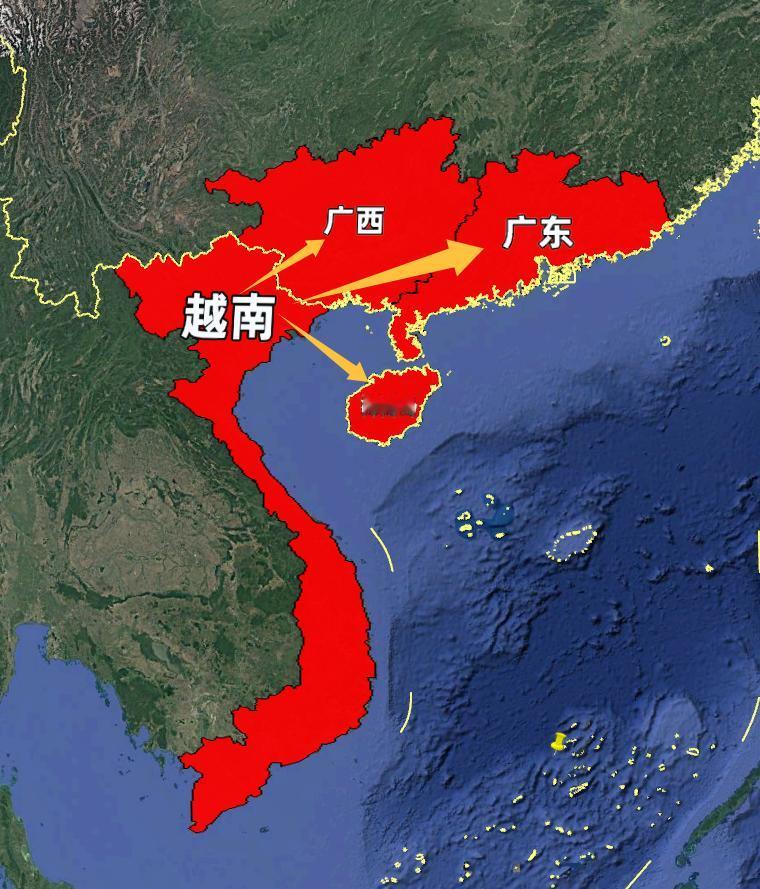 越南某些人的臆想地图！