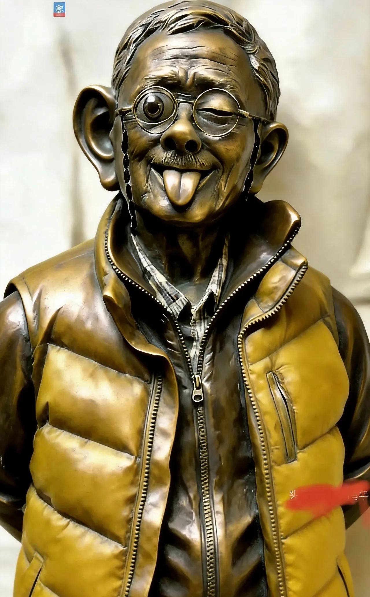 别尬吹艺术无边界！网友给田世信捏的升级版塑像，才是懂审美懂分寸的真创作。