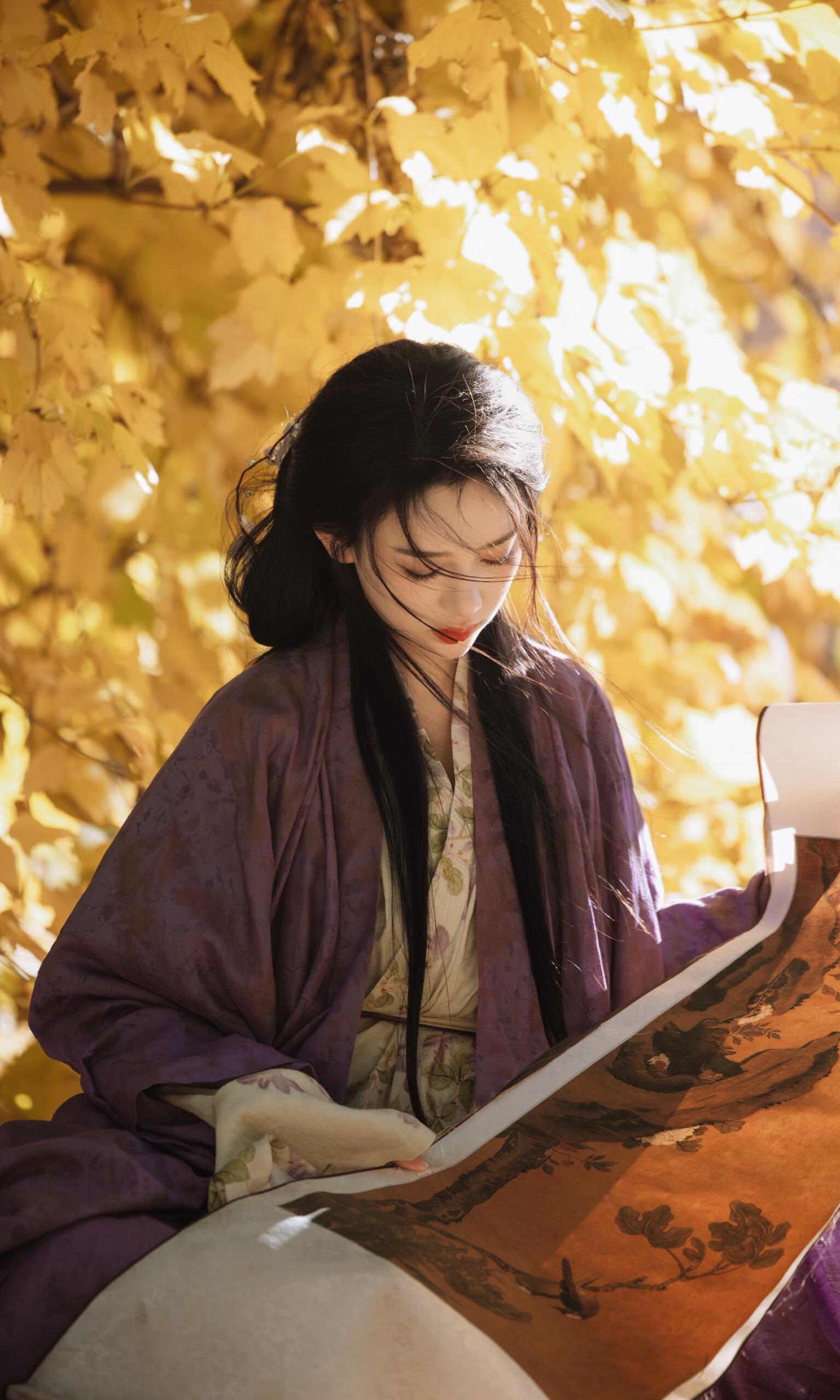一卷古画，读尽银杏秋的雅韵