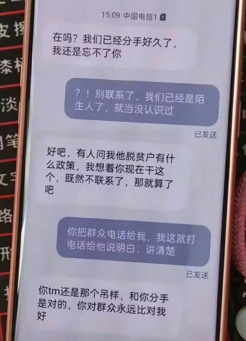 她可能不是一个好前任，但一定是个好干部。​​​