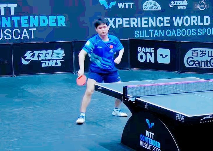 难道林诗栋的主管教练是志强？这次马斯喀特常规挑战赛，志强给林诗栋当现场指导，