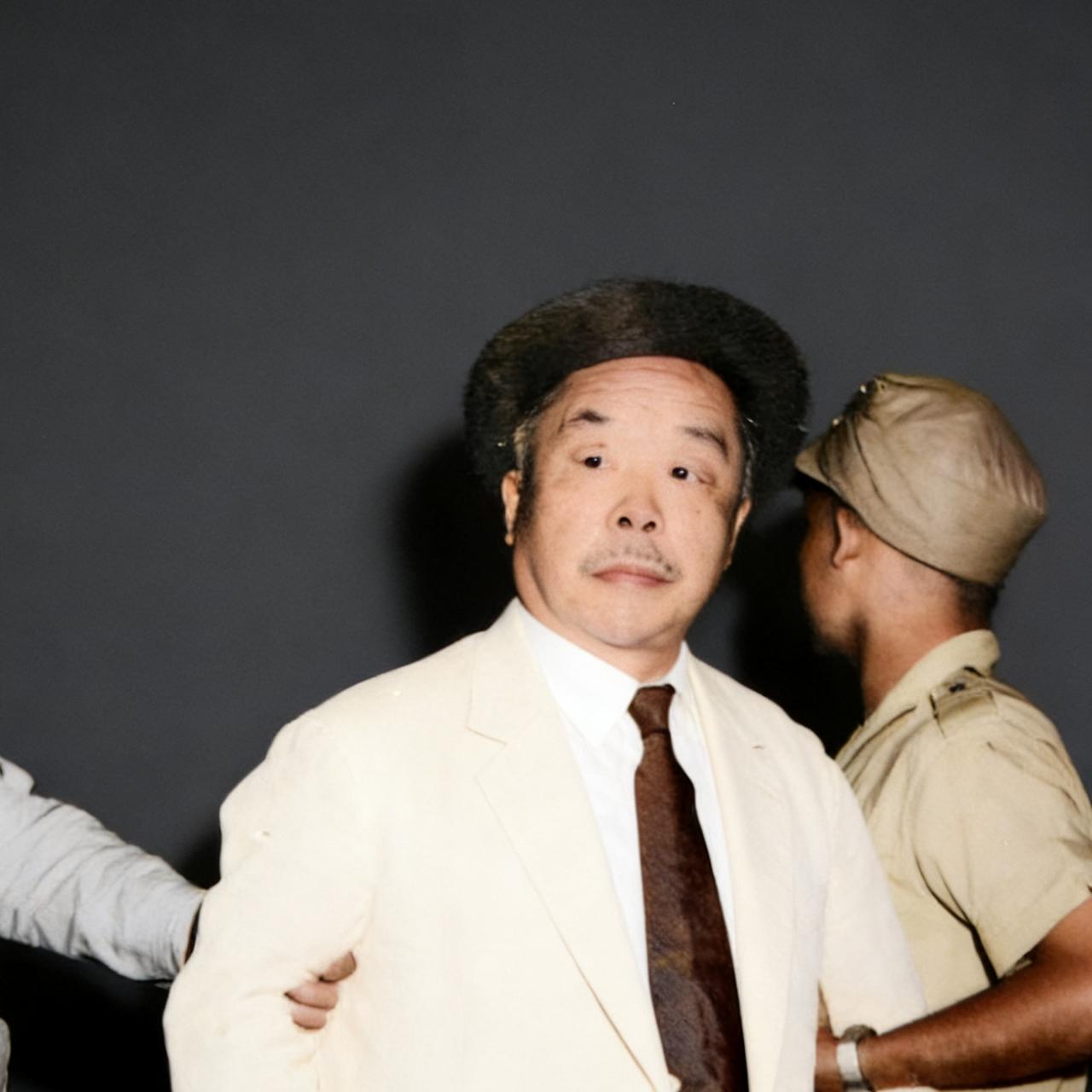 1950年，因策动汤恩伯反蒋失败，陈仪被以“通敌叛国”的罪名押赴刑场，这一张照片