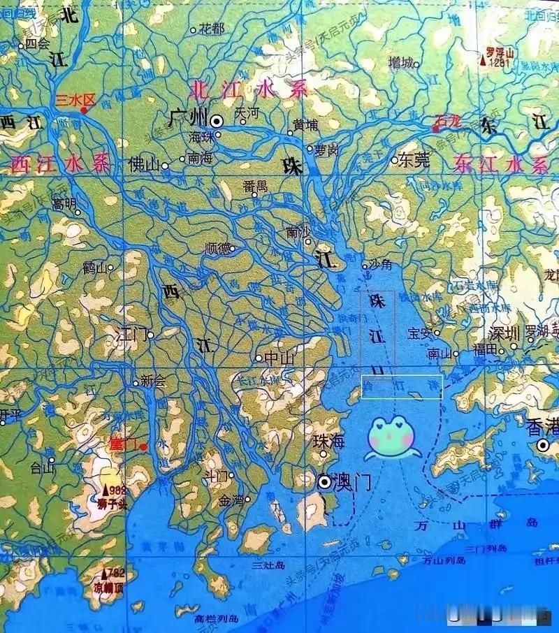 珠西水土条件更好，为什么发展反而落后珠东？很多人看地理会发现一个有意思的现