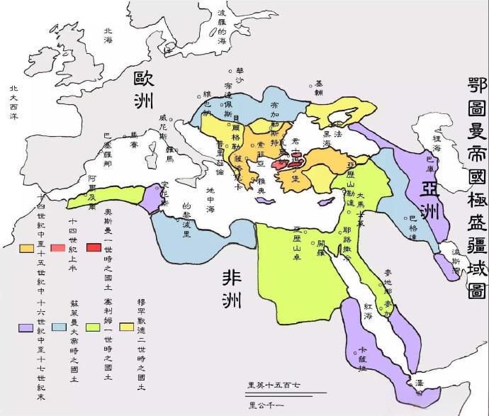 奥斯曼帝国解体过程真的好惨，再对比下大清帝国给中国留下的疆土，我们太幸运了。