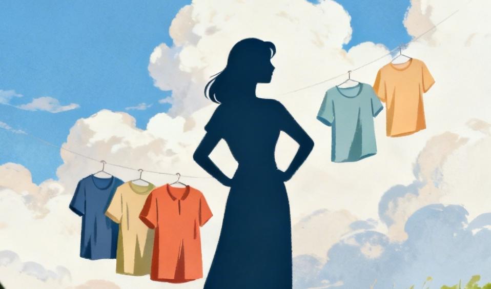 中年女性，再也不想穿容易变形的衣服了。这几天把夏天的衣服都找出来。发现很多件