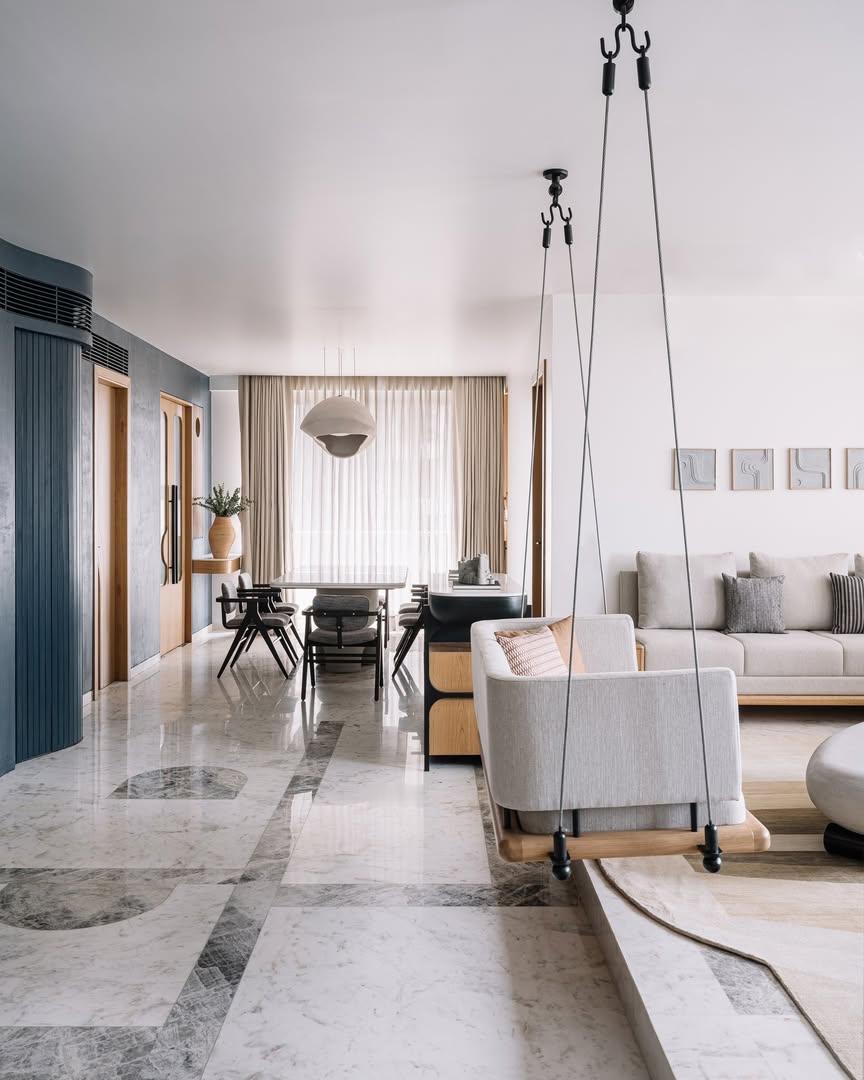 205㎡住宅装出轻盈感大空间不压人超舒服到底什么是殿堂级的大平层户型?装修