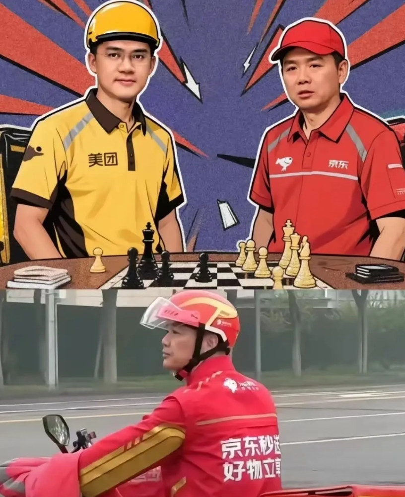 京东外卖这次躺赢了！​​​王兴就请了樊振东代言都没有，​谁能想得到，美团竟然