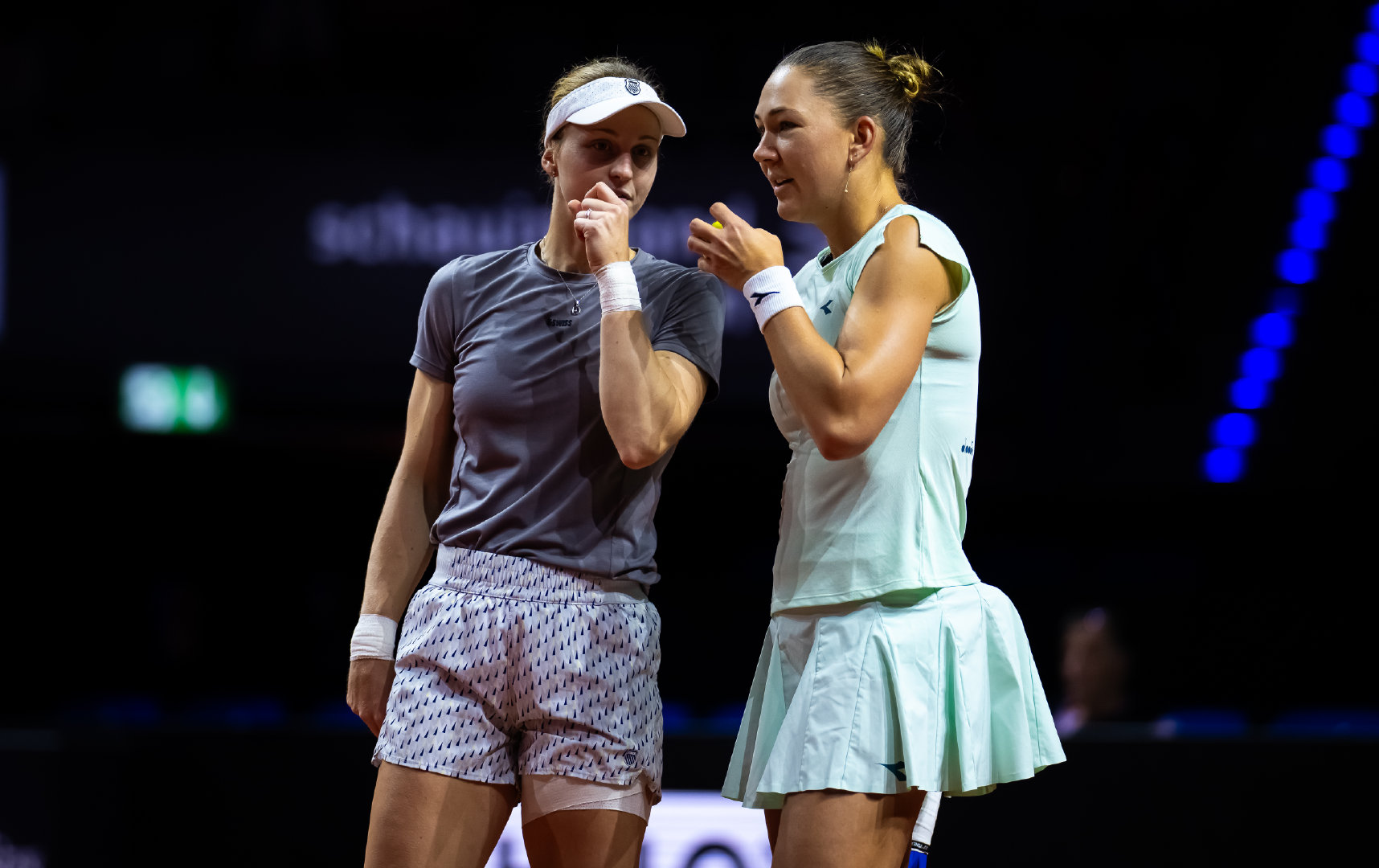 斯图加特站双打冠军产生🏆WTA500斯图加特站双打决赛，4号种子梅里查尔/萨姆