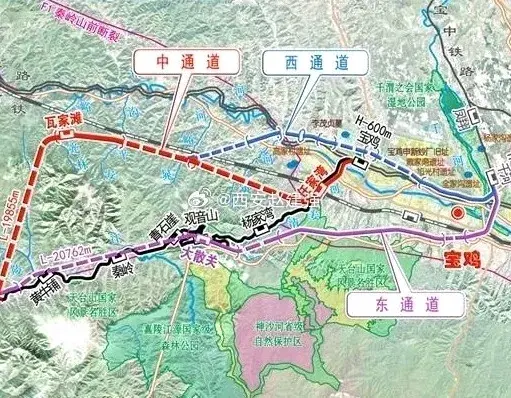 增建二线引入宝鸡枢纽规划