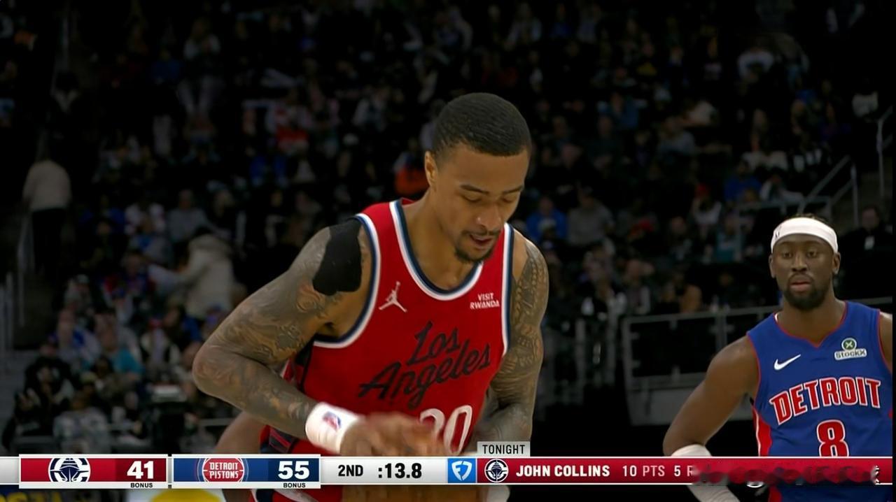 快船大将科林斯真是特别会说话！在今天快船客场以98：92战胜活塞的赛后采访中，科