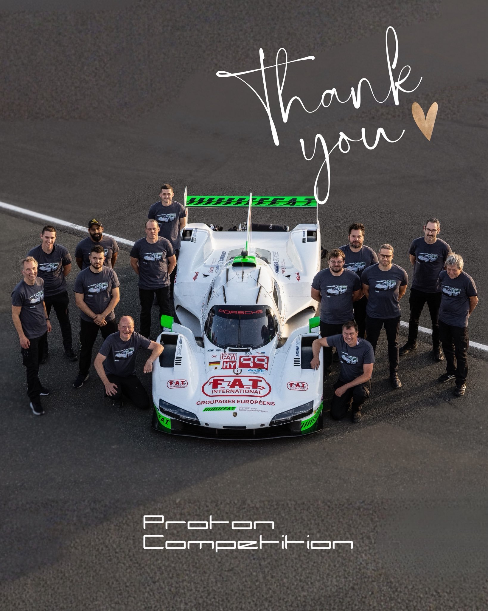 保时捷963彻底无缘来年WEC~ProtonCompetition在社交媒体上