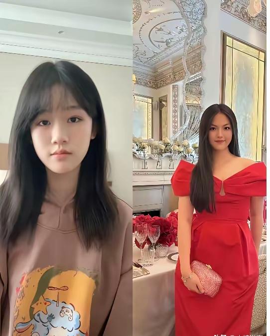 王诗龄和陆雨萱最近同框的照片火了，俩姑娘站一起，风格差得真明显。16岁的王