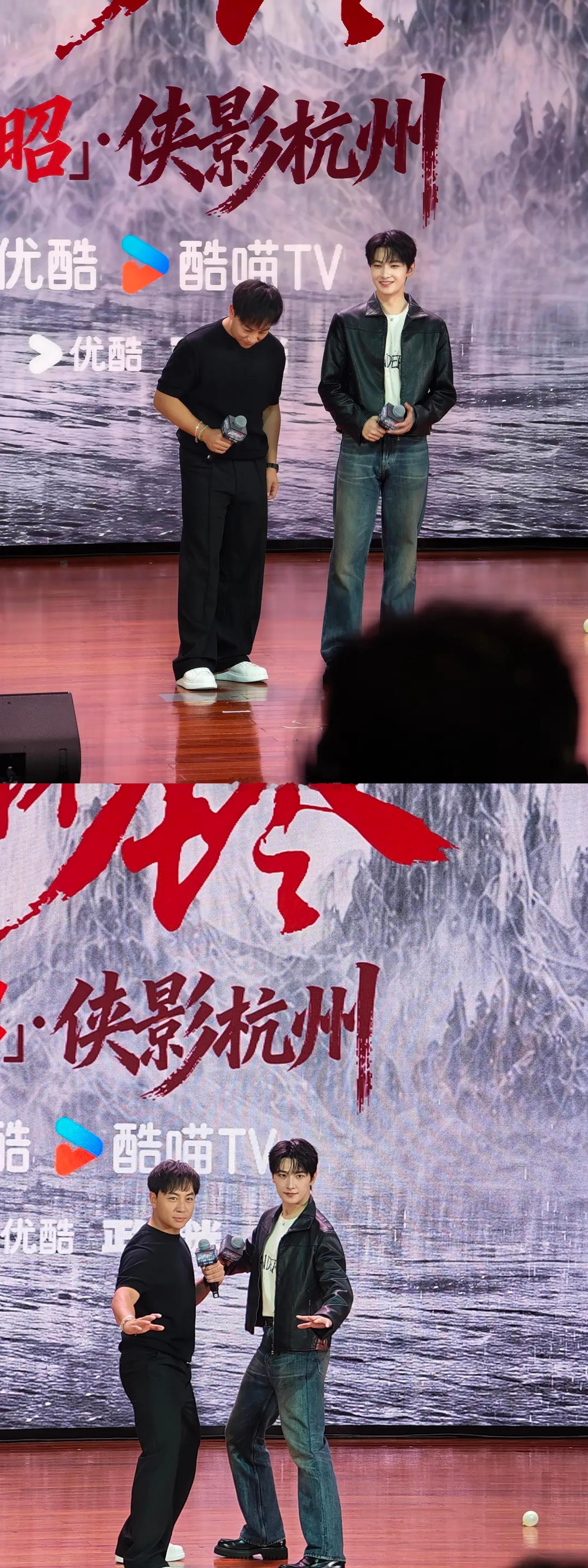 释小龙亮相雨霖铃扫楼见面会，大小展昭同框啦！