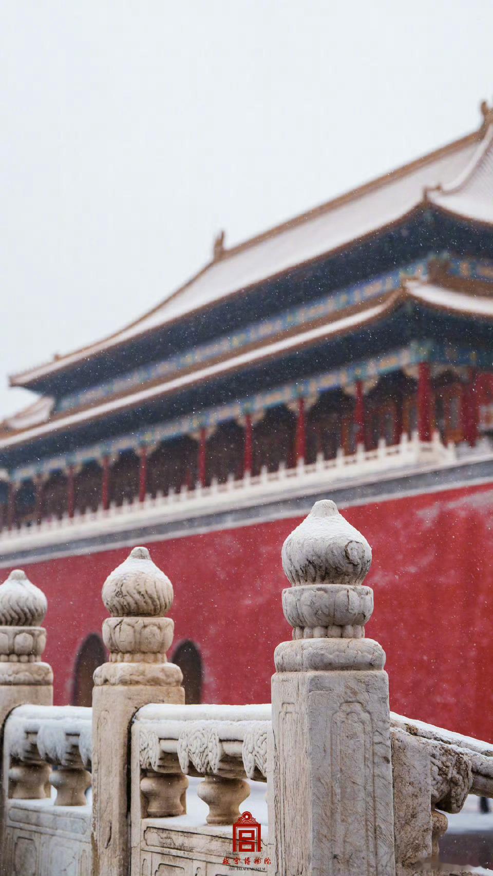 北京下雪啦我就在等新华社的图果然没有让我失望过北京下雪