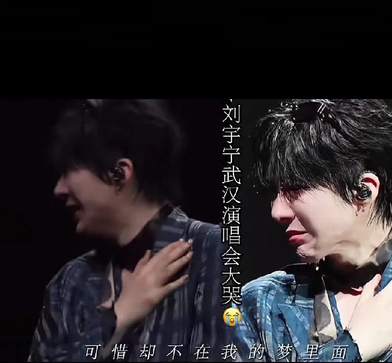 刘宇宁哭了！刘宇宁真的是一个很温暖很感性的男人。武汉演唱会上，一个老粉做