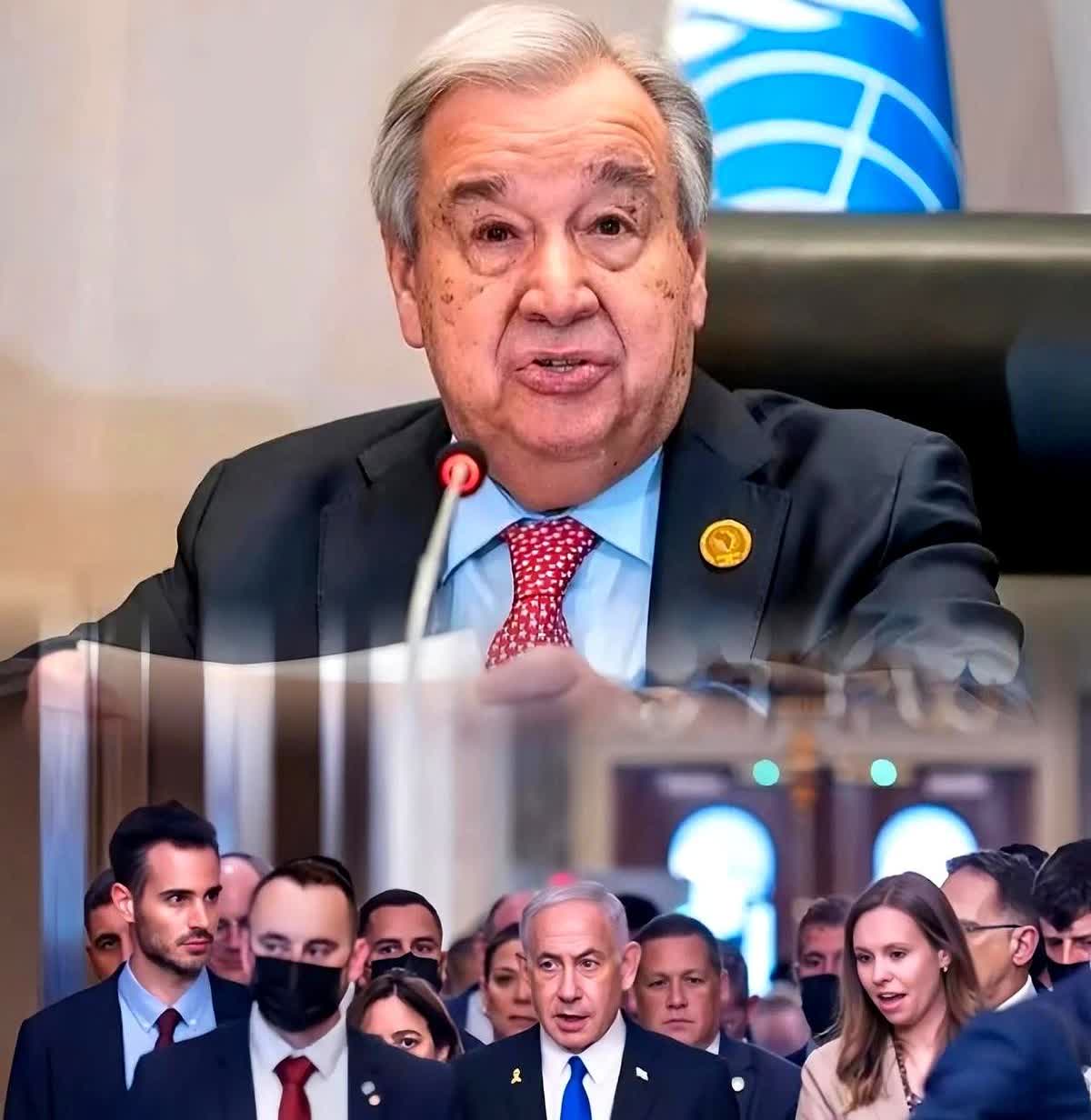 一发不可收拾，以色列的行为再次激怒了古特雷斯，联合国秘书长发出有史以来最严厉的谴