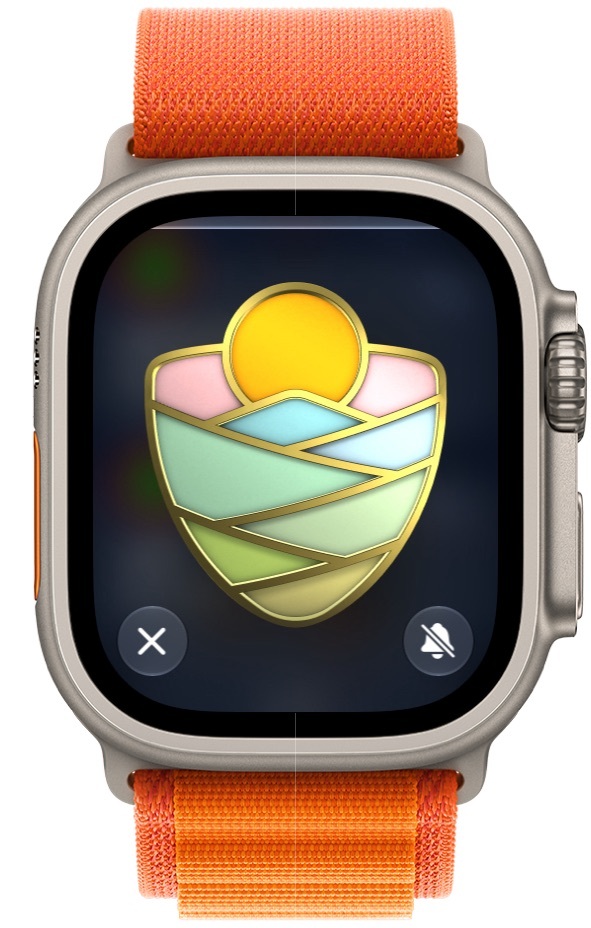 友情提示，AppleWatch今天有一个「国家公园挑战」限量徽章。完成2