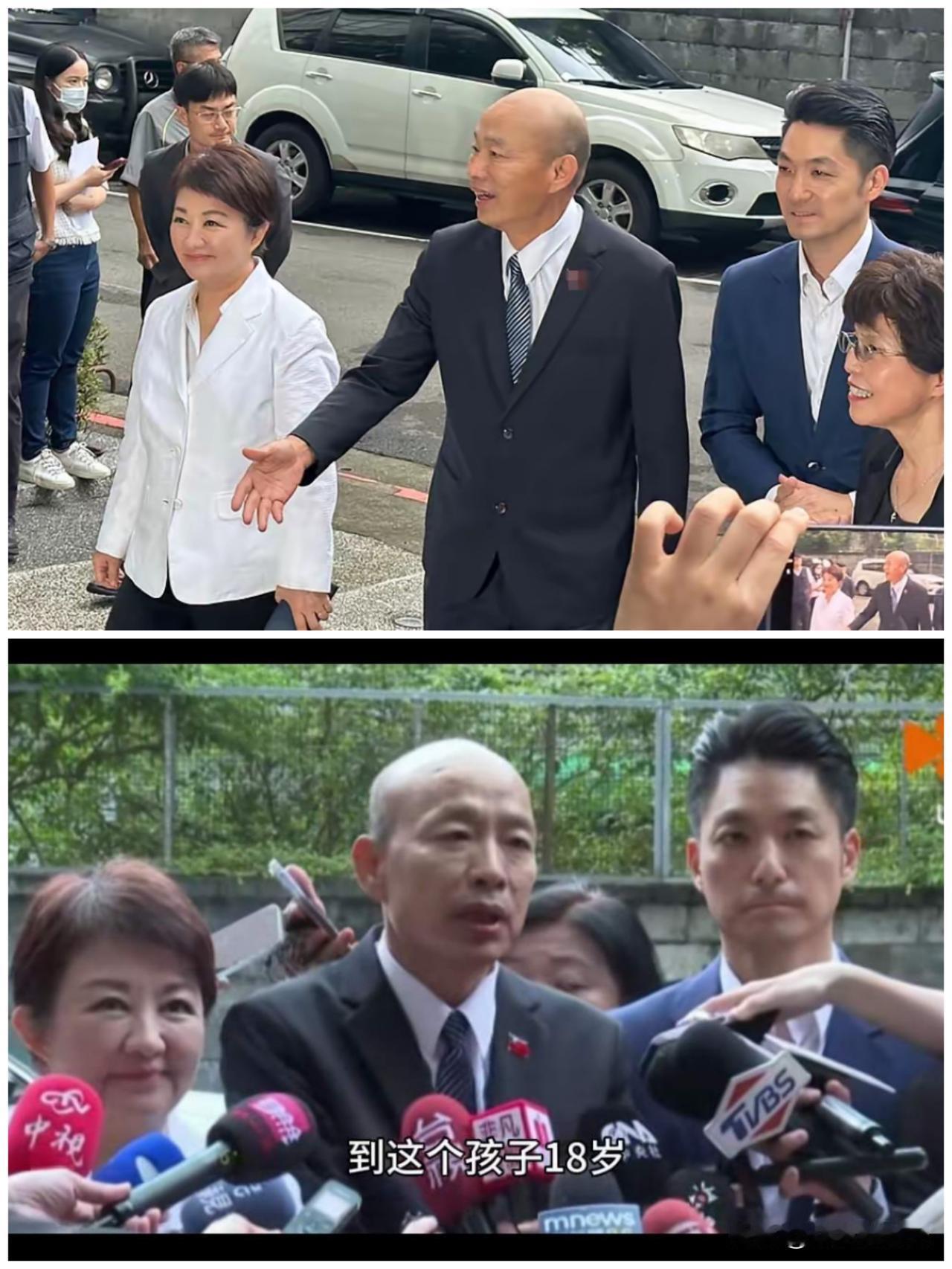 没想到啊，台中市长卢秀燕今天竟然当着立院院长韩国瑜，包括台北市长蒋万安在内的六都