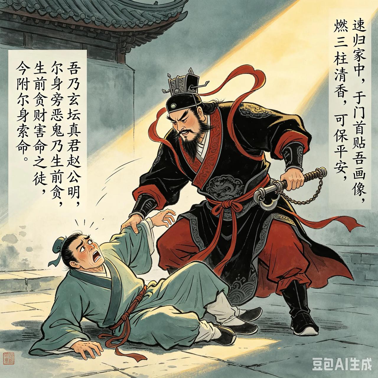 清朝时，临安人赵依吉和李某贩运生猪到杭州售卖。走到半路上，赵依吉已经把猪全都卖掉