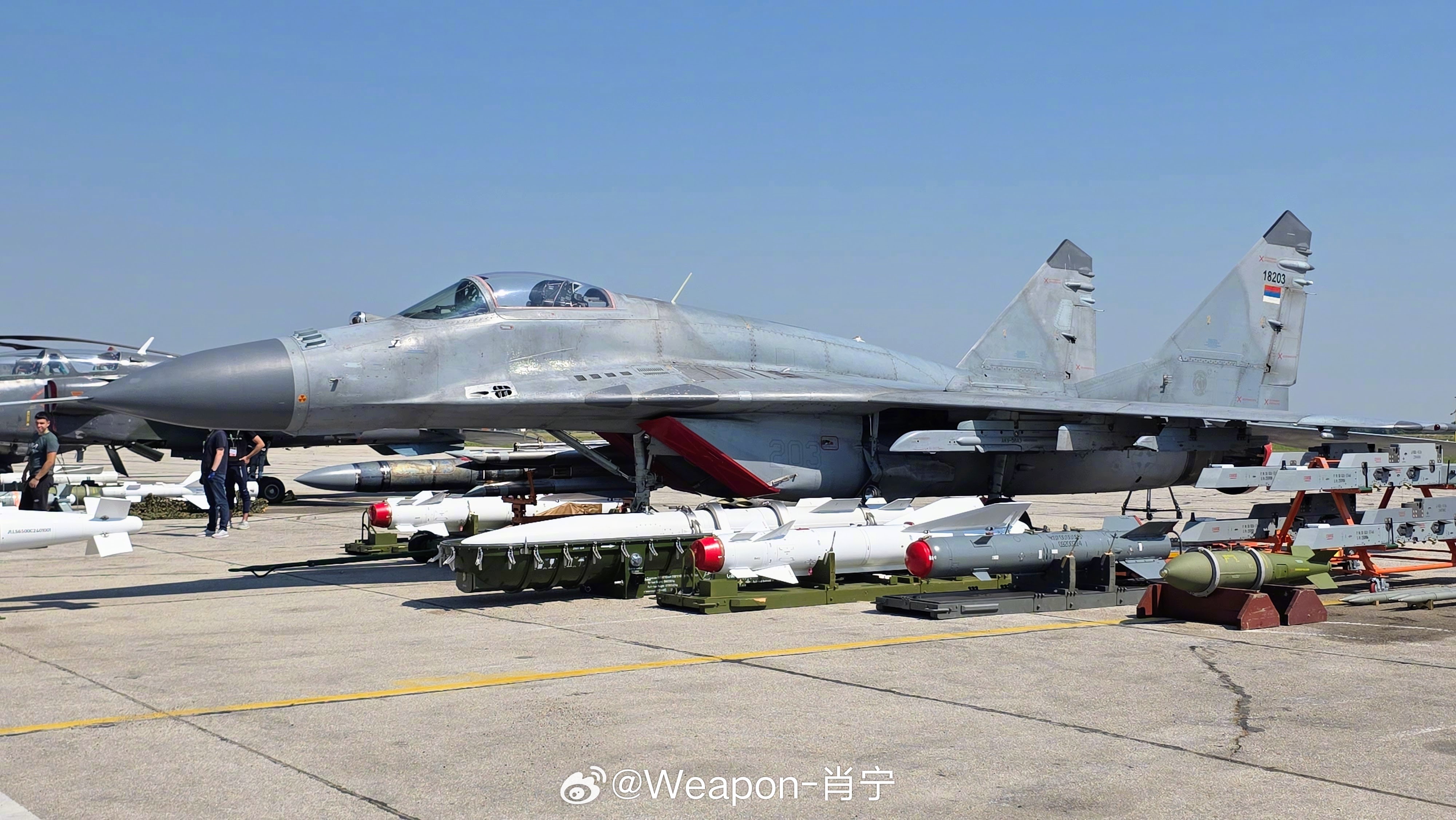 烽火问鼎计划每天认识一件兵器塞尔维亚空军公布了升级版米格-29SM+能够使