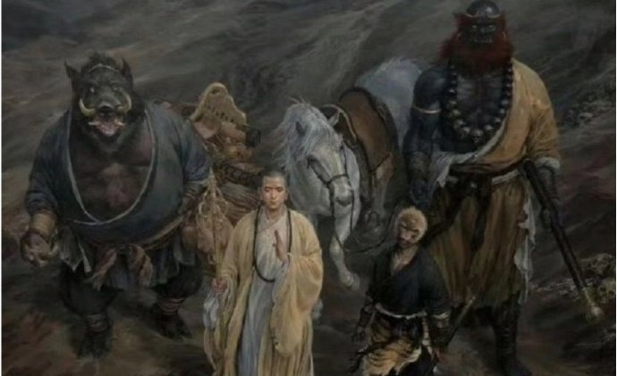 从小被西游记电视剧骗了，看到原著师徒四人真实容貌吓坏了