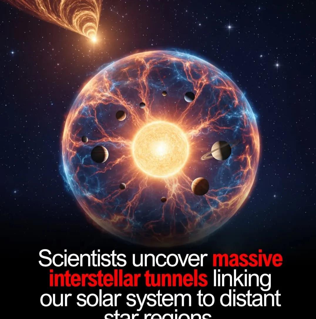 太阳系住进了一个宇宙空洞，三根星际隧道从家门口延伸出去，一条通向半人马座，一条连