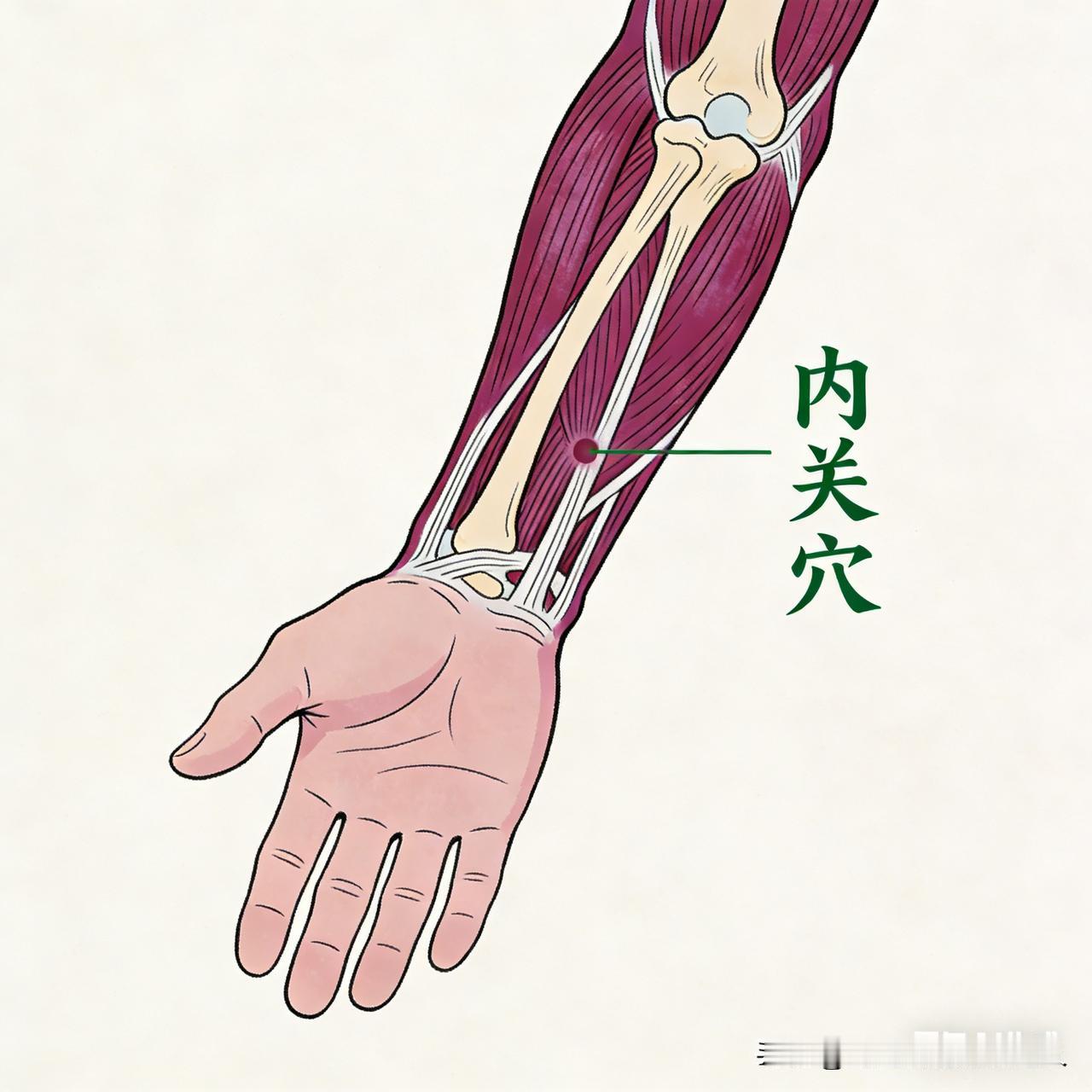 治疗糖尿病，原来内关穴也可以。但是不要直接扎内关穴标准穴位。需在内关穴的上下