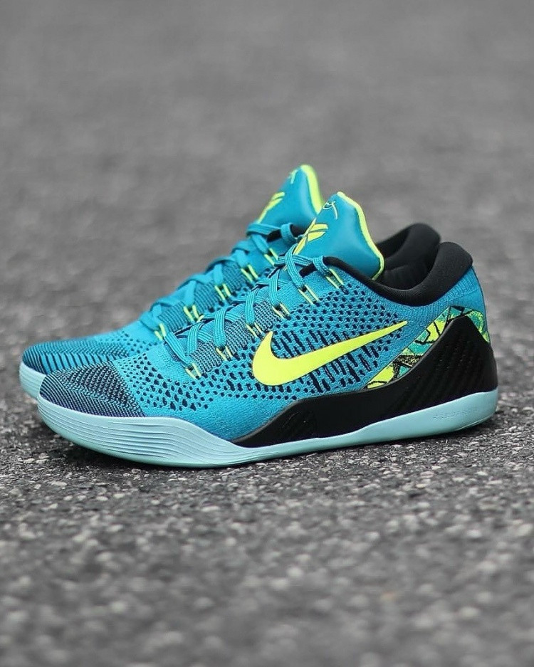 科比元年配色Kobe9绿松石复刻归来！从高帮版本改为低帮！科比KobeBry