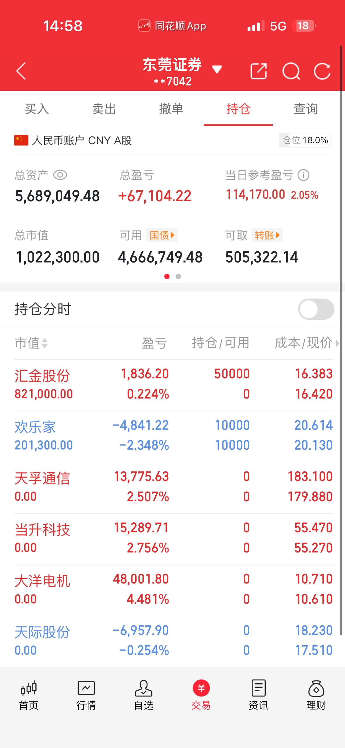 9.18实盘记录