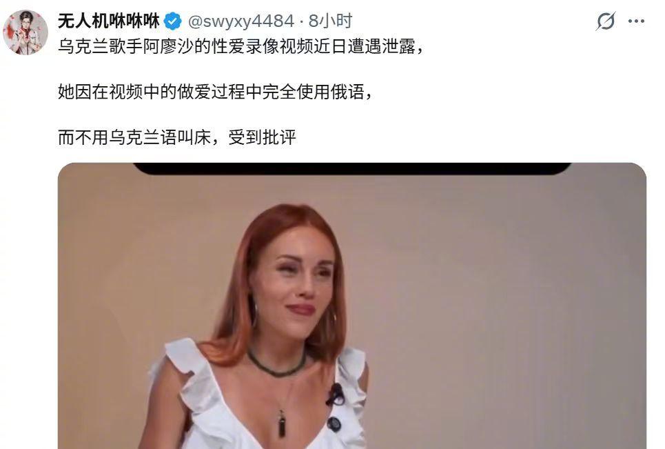 唉，这个事情教育大家，在西方世界里还是要学习英语——她要是用英语不就没事了[摊手