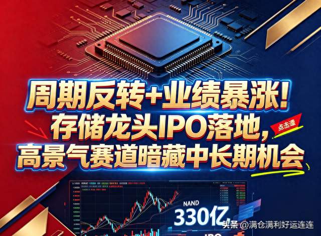 周期反转+业绩暴涨! 存储龙头IPO落地, 高景气赛道暗藏中长期机会