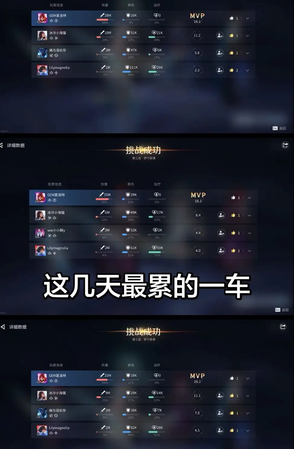 王者荣耀世界累麻了游戏战绩