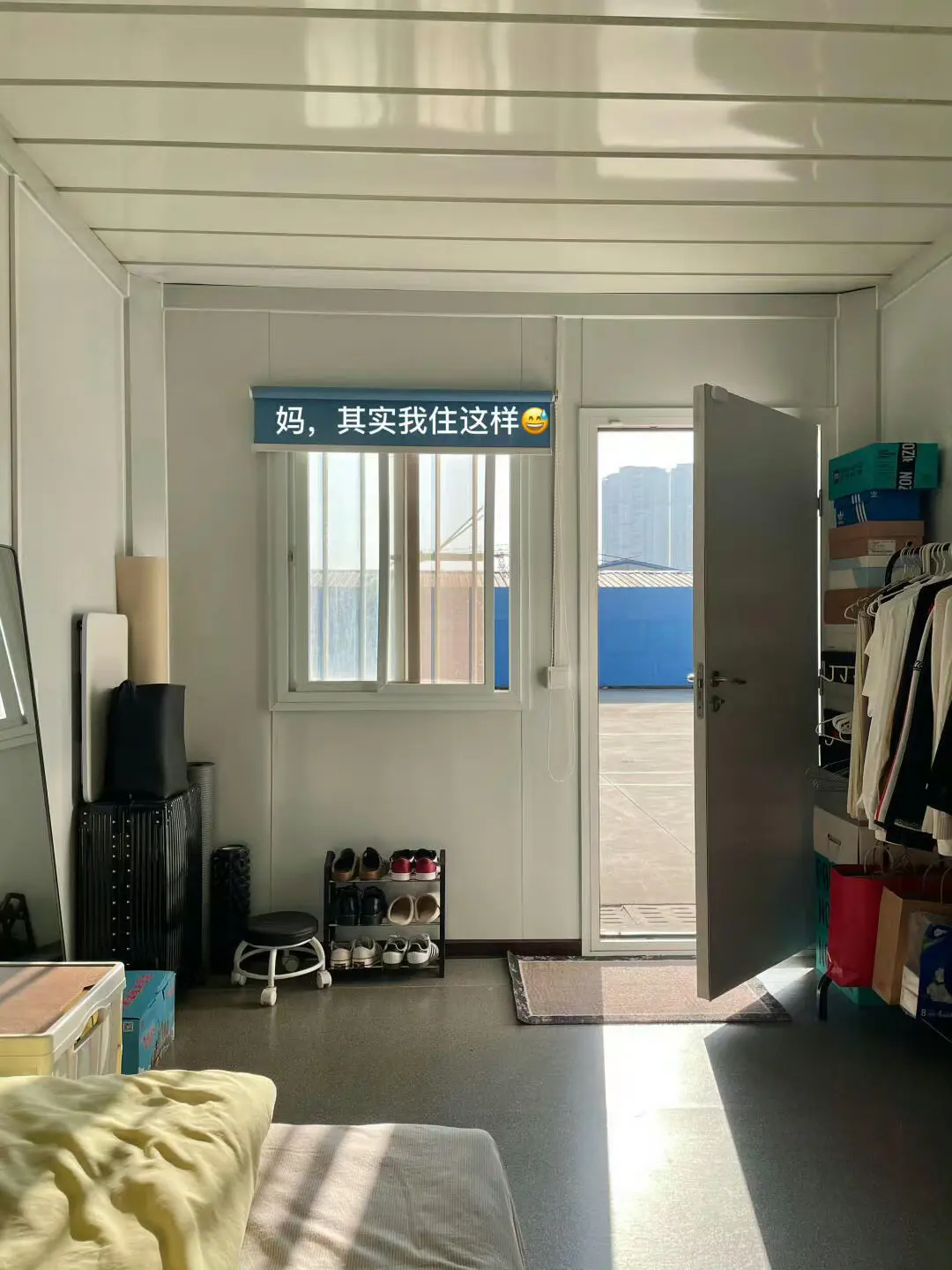 我妈以为我在工地过的很苦😭