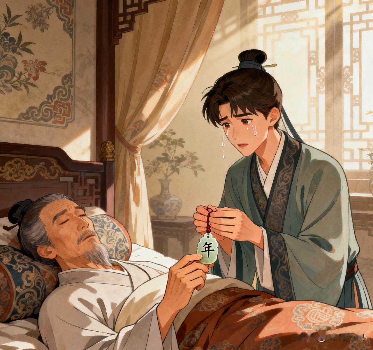 1726年，年羹尧意识到自己即将被杀，唯一放不下的就是自己怀孕的小妾，于是他找到