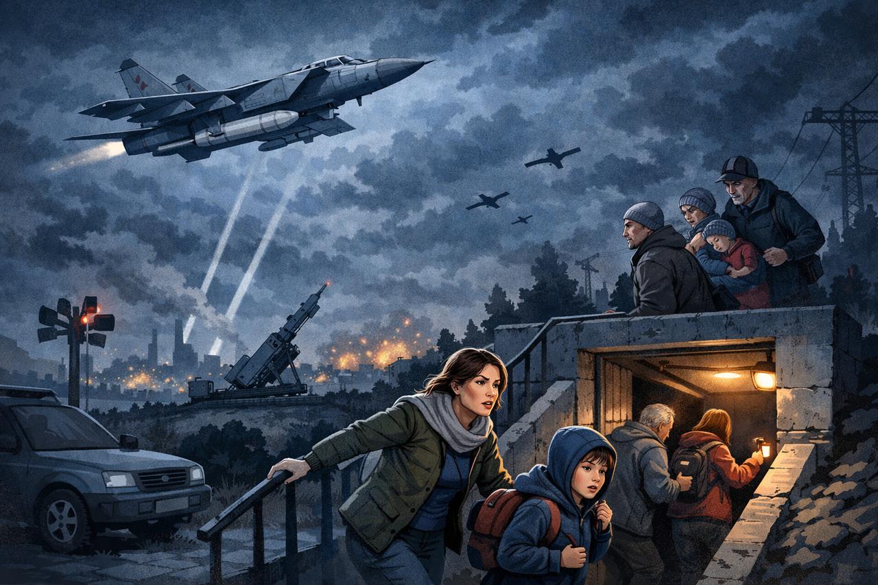 2026年1月5日凌晨2点多，乌克兰突然全国拉响防空警报，原因是俄罗斯那边起飞了