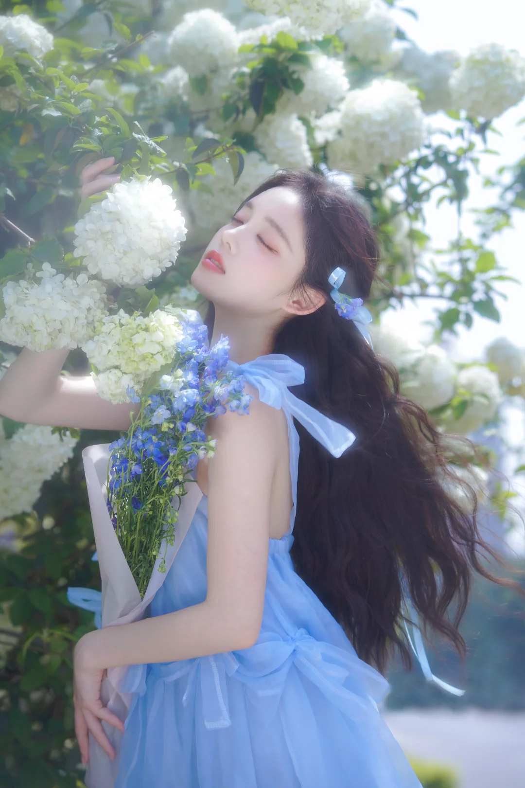 铁山坪的木绣球已经开爆了🍃氛围感拍照教程