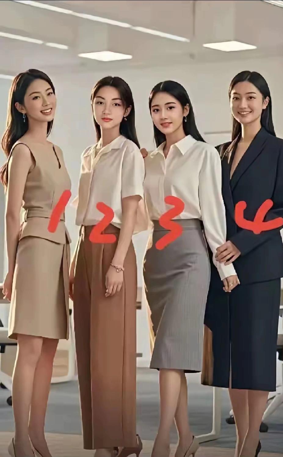 四位女生，都说要托付终身给你，直觉告诉我，你选几号？